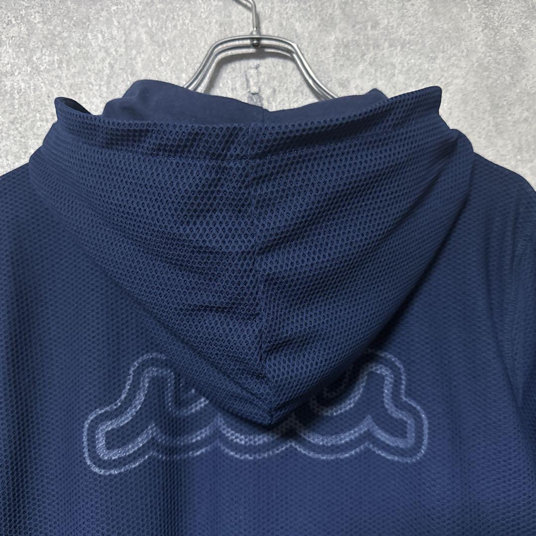 mutaMARINE ムータマリン バックロゴ メッシュ ジップ パーカー 長袖