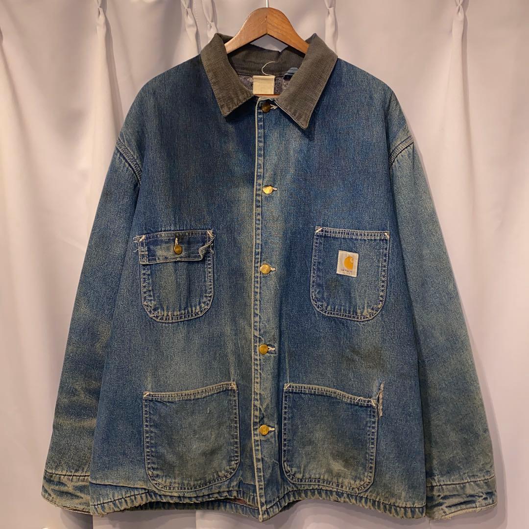 80's usa製 Carhartt ミシガンチョア デニムカバーオール