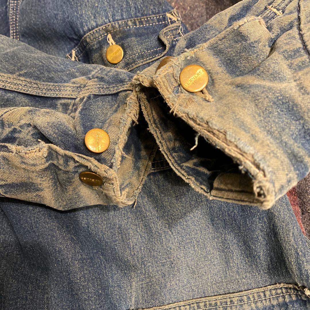 80's usa製 Carhartt ミシガンチョア デニムカバーオール