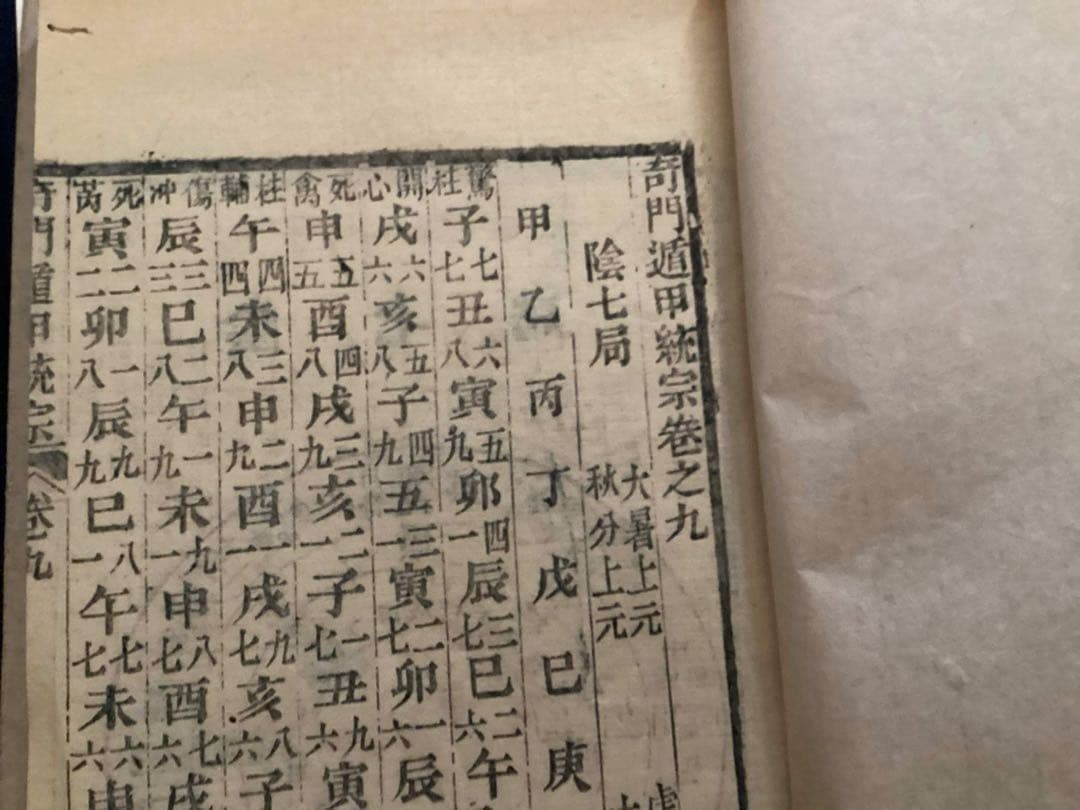 【希少本】奇門遁甲統宗大全　全6冊