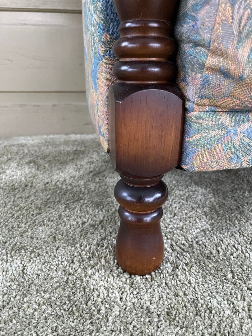 【素】karimoku カリモク コロニアル シングルソファ