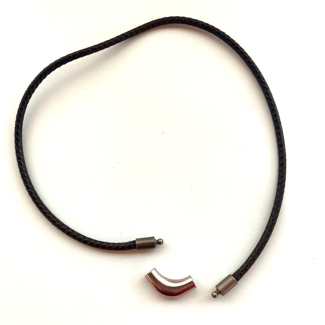 ファイテン X100 レザー ネックレス