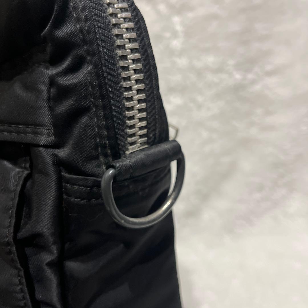 【美品 】PORTER TANKER 2WAYブリーフケース ブラック ナイロン