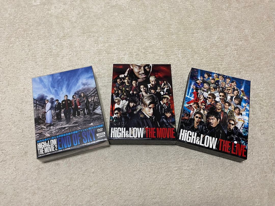HIGH&LOW 3個セット