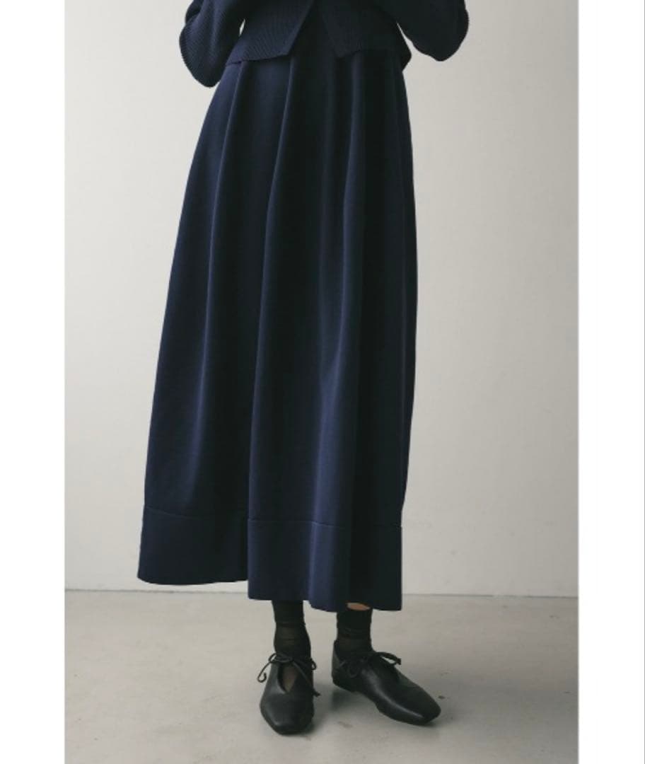 style mixer 2ピースポロニットワンピース　ネイビー