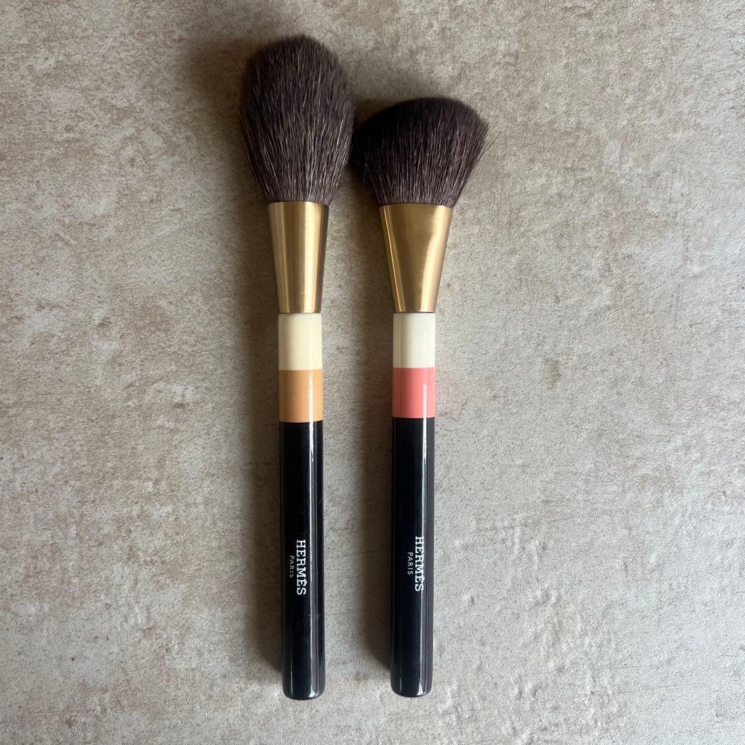 HERMES フェイスブラシ 2本セット