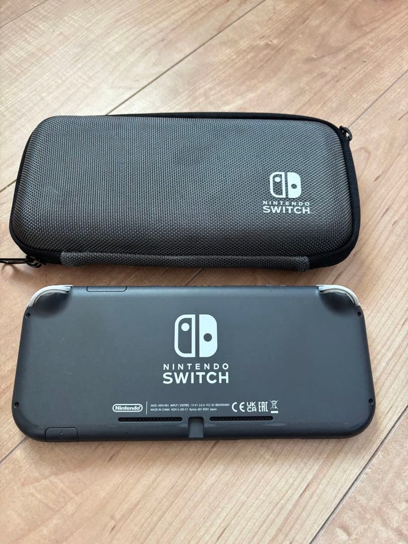 Nintendo Switch Lite グレー キャリングケース付ジャンク