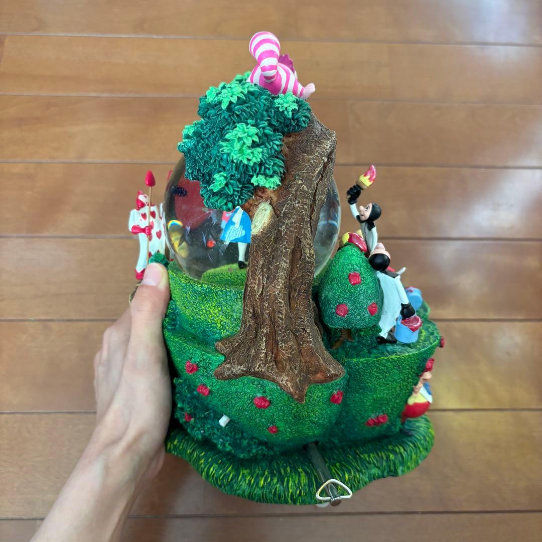 ★希少【新品未開封】不思議の国のアリス オルゴール付き スノーグローブ