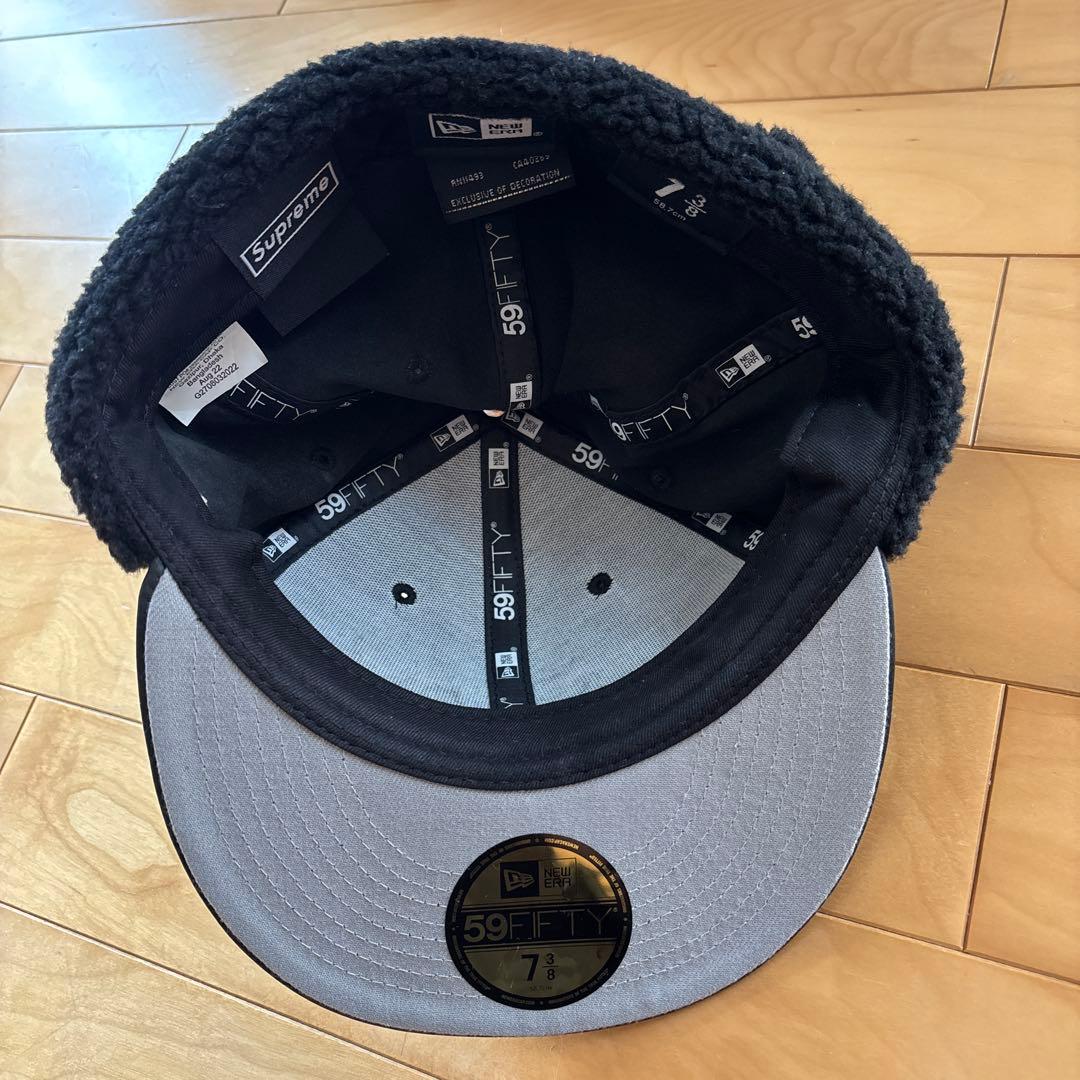 帽子 Supreme Leather Earflap Box Logo NewEra