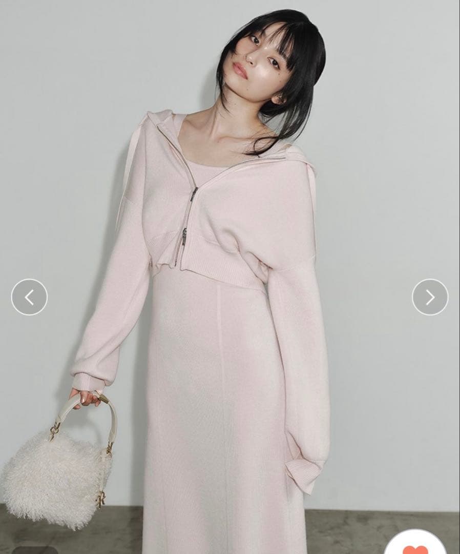 FRAY I.D ジップパーカ＆キャミワンピースセット