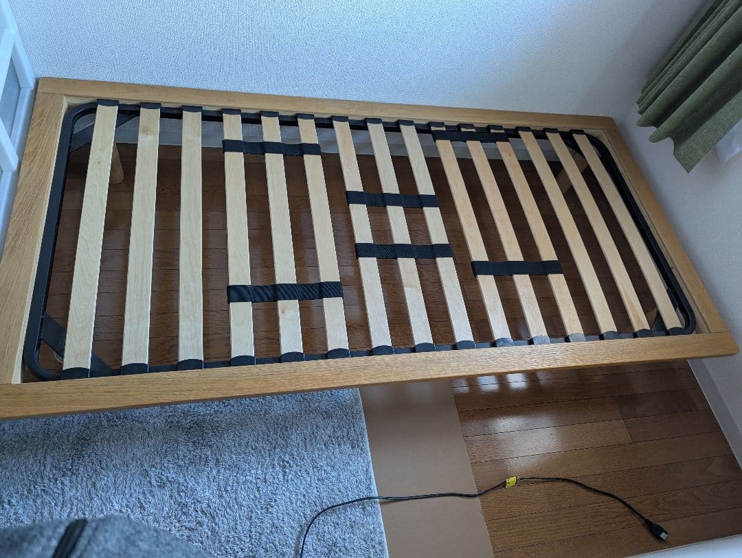 無印良品 木製ベッドフレーム シングル オーク 引き取り希望（東京都台東区）