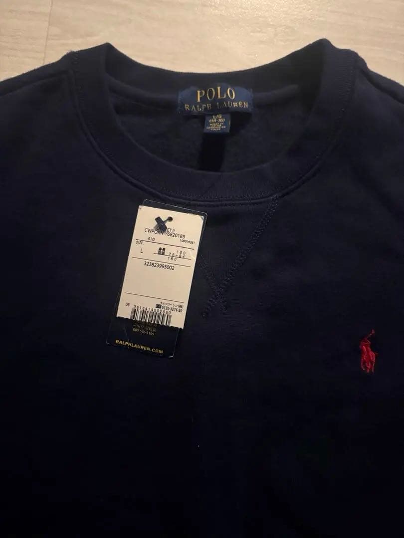 ⭐︎タグ付き新品未着用⭐︎ ラルフローレン裏起毛トレーナー ネイビー160