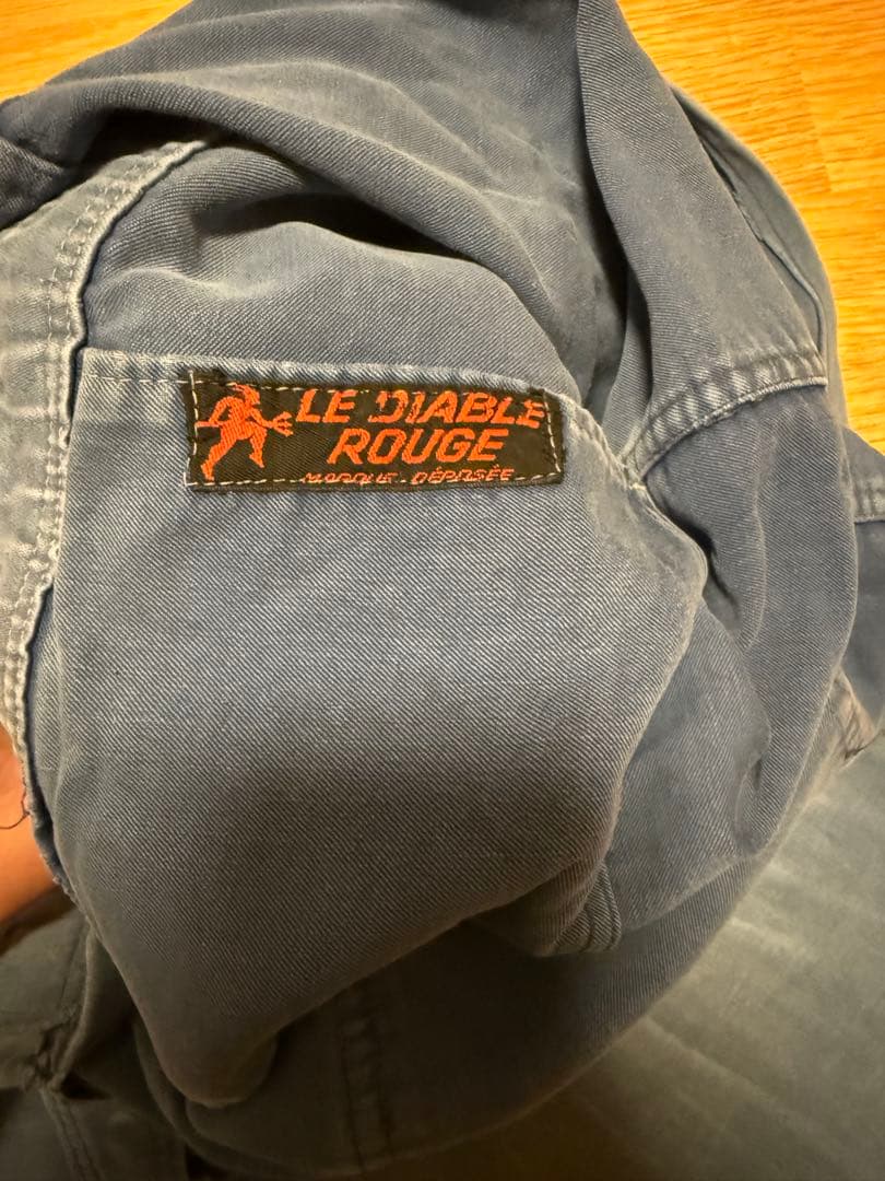 1950s モールスキンジャケット　ユーロ　フェード　ボロ