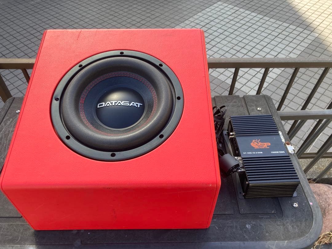 DATASAT ウーファー 10インチ　アンプ BOXセット