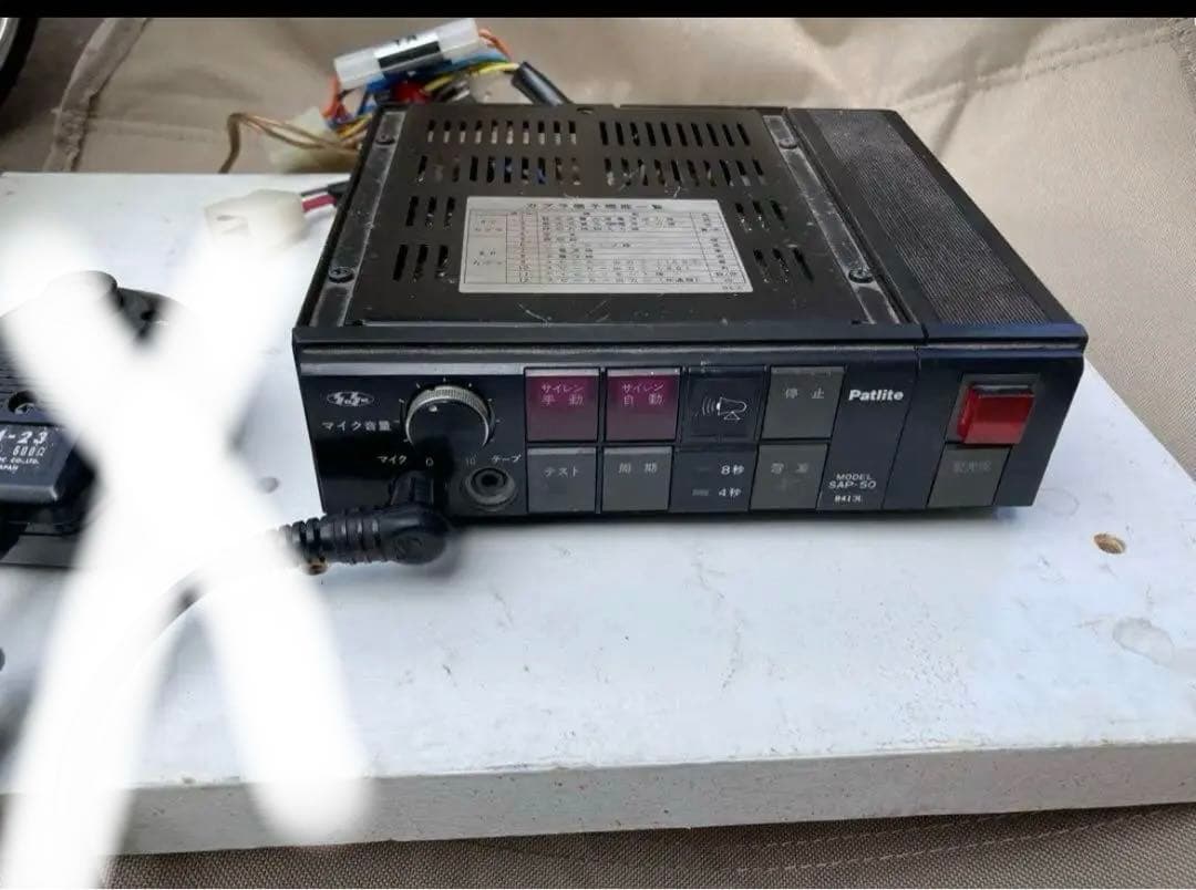 Patlite オーディオ機器 黒　パトライト　ジャンク