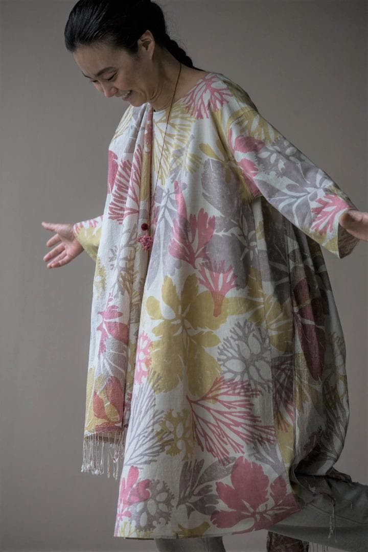 ババグーリ 「海藻」チュニックブラウス　羽織　ヨーガンレール