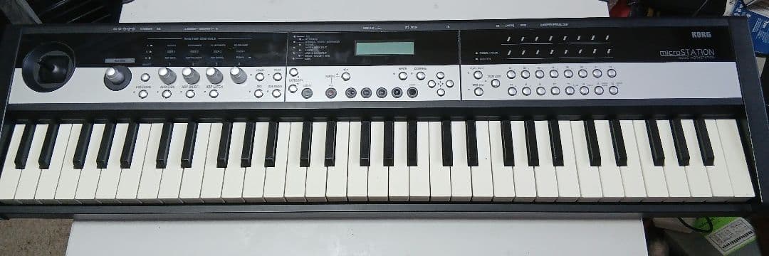 最終値下げ！美品KORG　microSTATION MW1　純正電源、純正ペダル