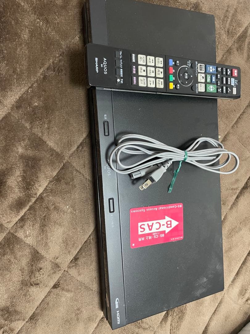 【HDD 1TB】SHARP BDレコーダー 2B-C10BW1　【動作確認済】