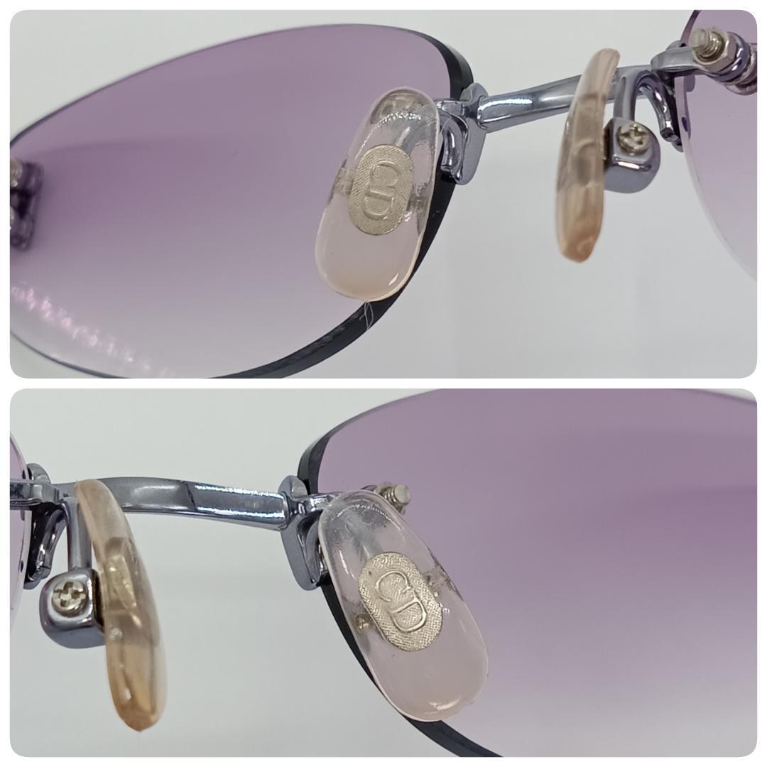 ディオール サングラス 紫 チタン パープル カラーレンズ CD-7553J