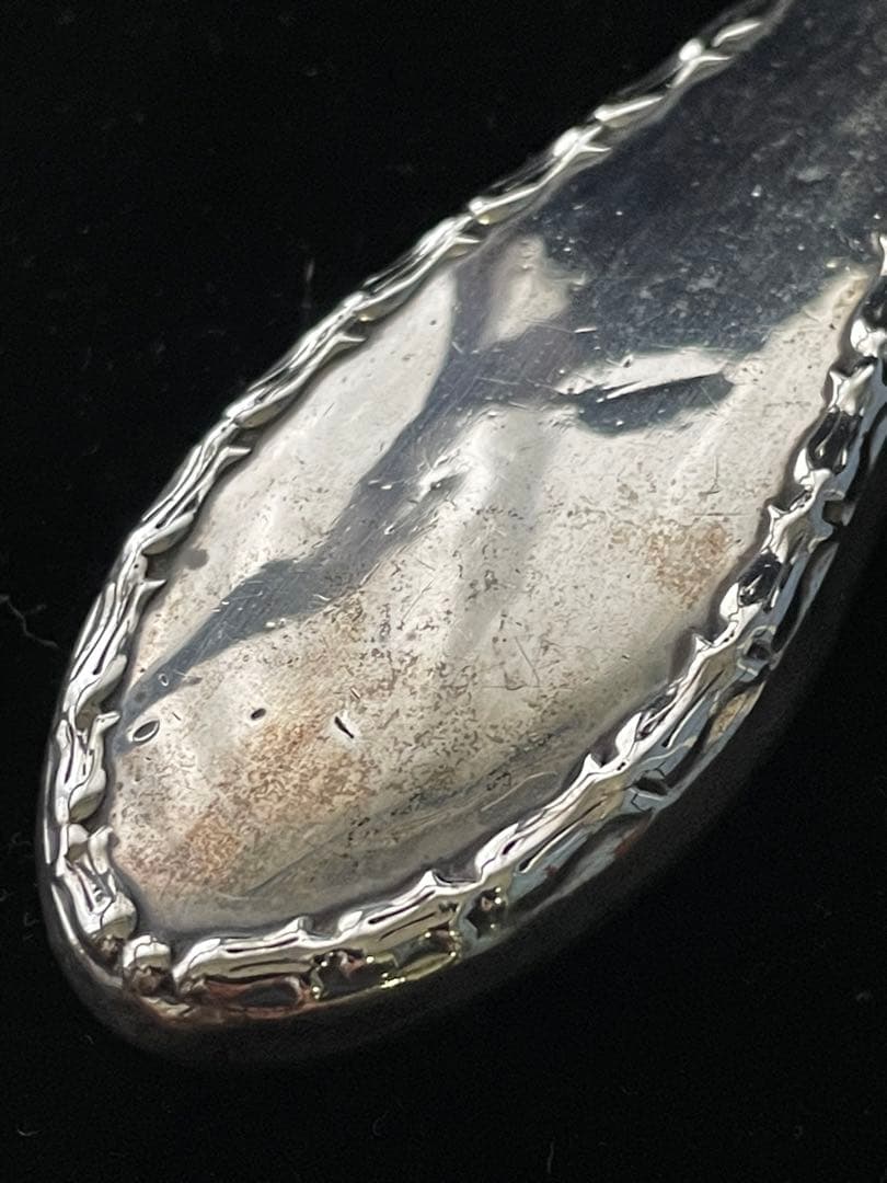 イギリスアンティーク　手鏡 スターリングシルバー