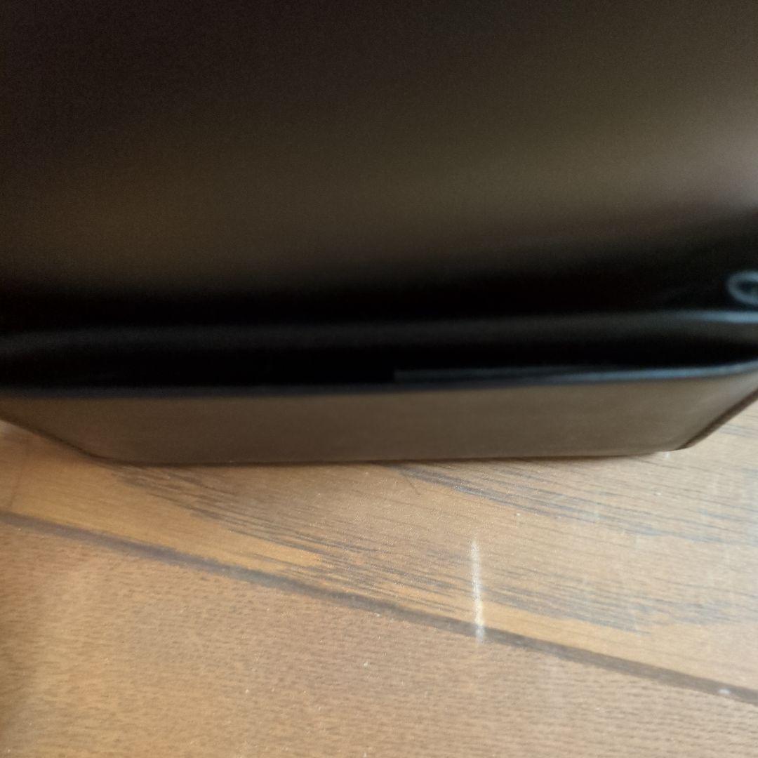 【期間限定価格】黒のレザー名刺入れ 編み込みデザイン