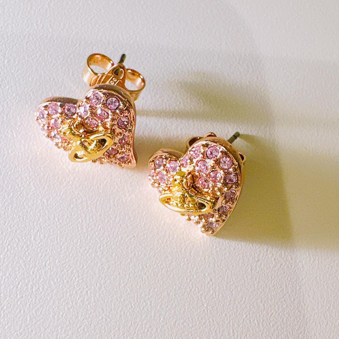 Vivienne Westwood ハート型イヤリング ピアス