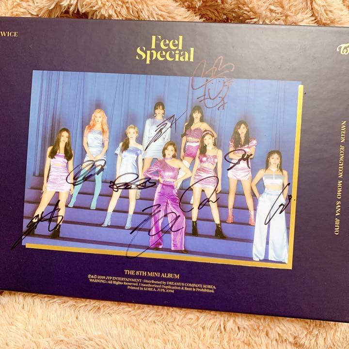 値引き交渉可！TWICE 全員直筆サイン feel special CD