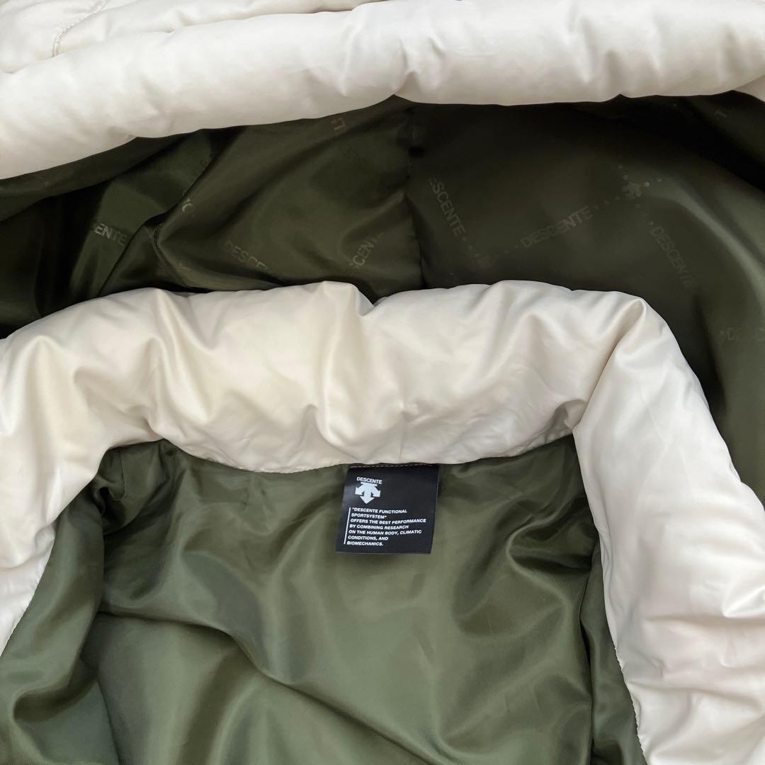 エレメントキャット ホワイトロングダウンジャケット