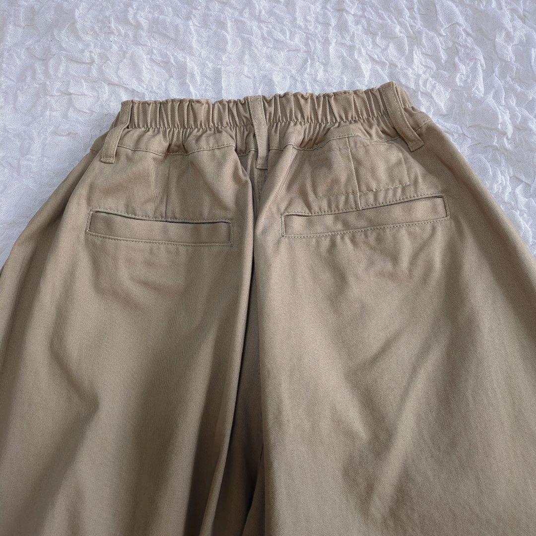 美品 ハーベスティ HARVESTY サーカスパンツ カーキベージュ サイズ1