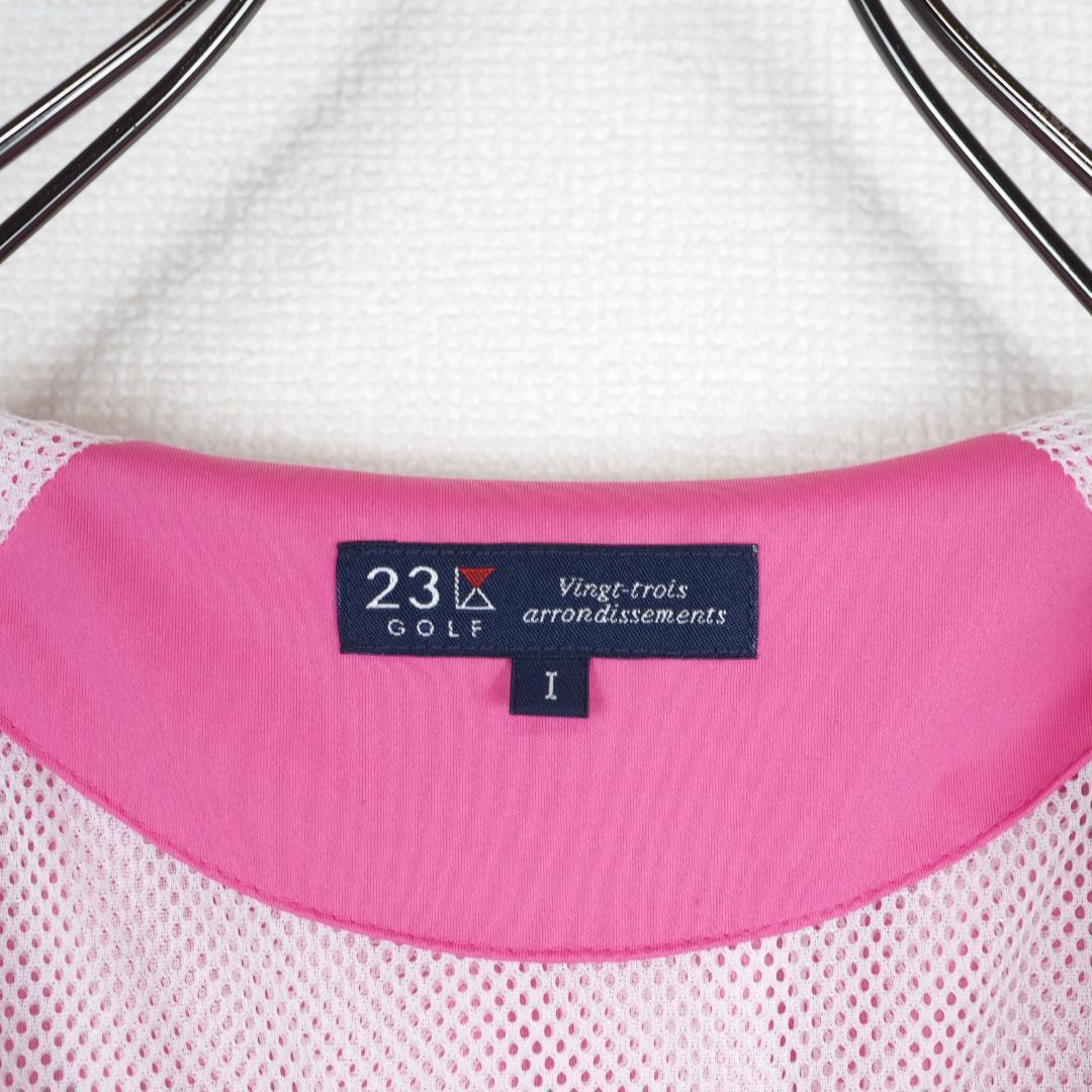 G491*23区ゴルフ ナイロン パーカー ピンク 1 M 軽量 春夏 撥水