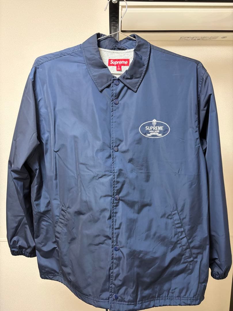 ジャケット・アウター Supreme Crest Coaches Jacket Navy XL