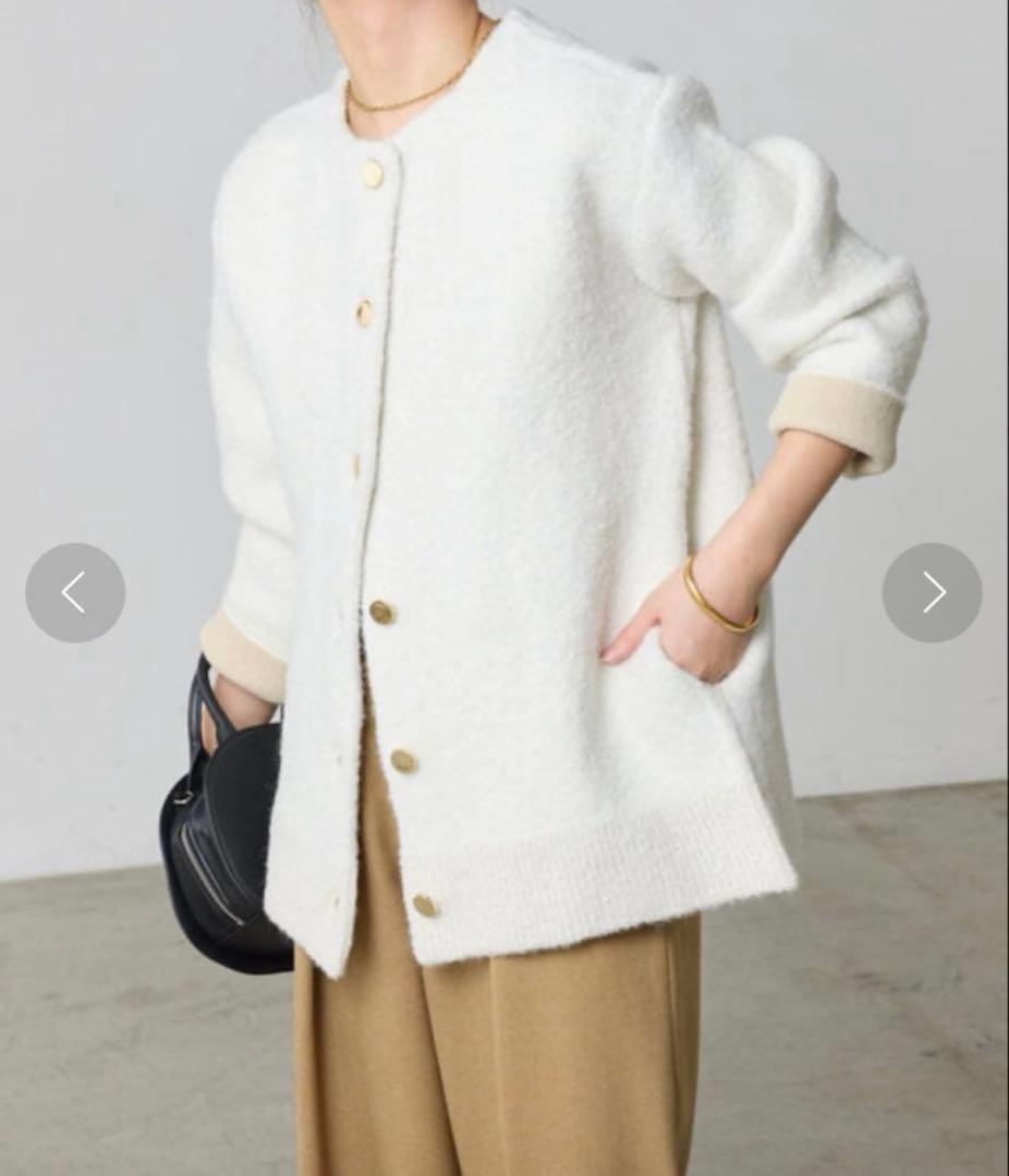 新品タグ付✨️コラージュガリャルダガランテ ブークレダブルフェイスニットジャケット