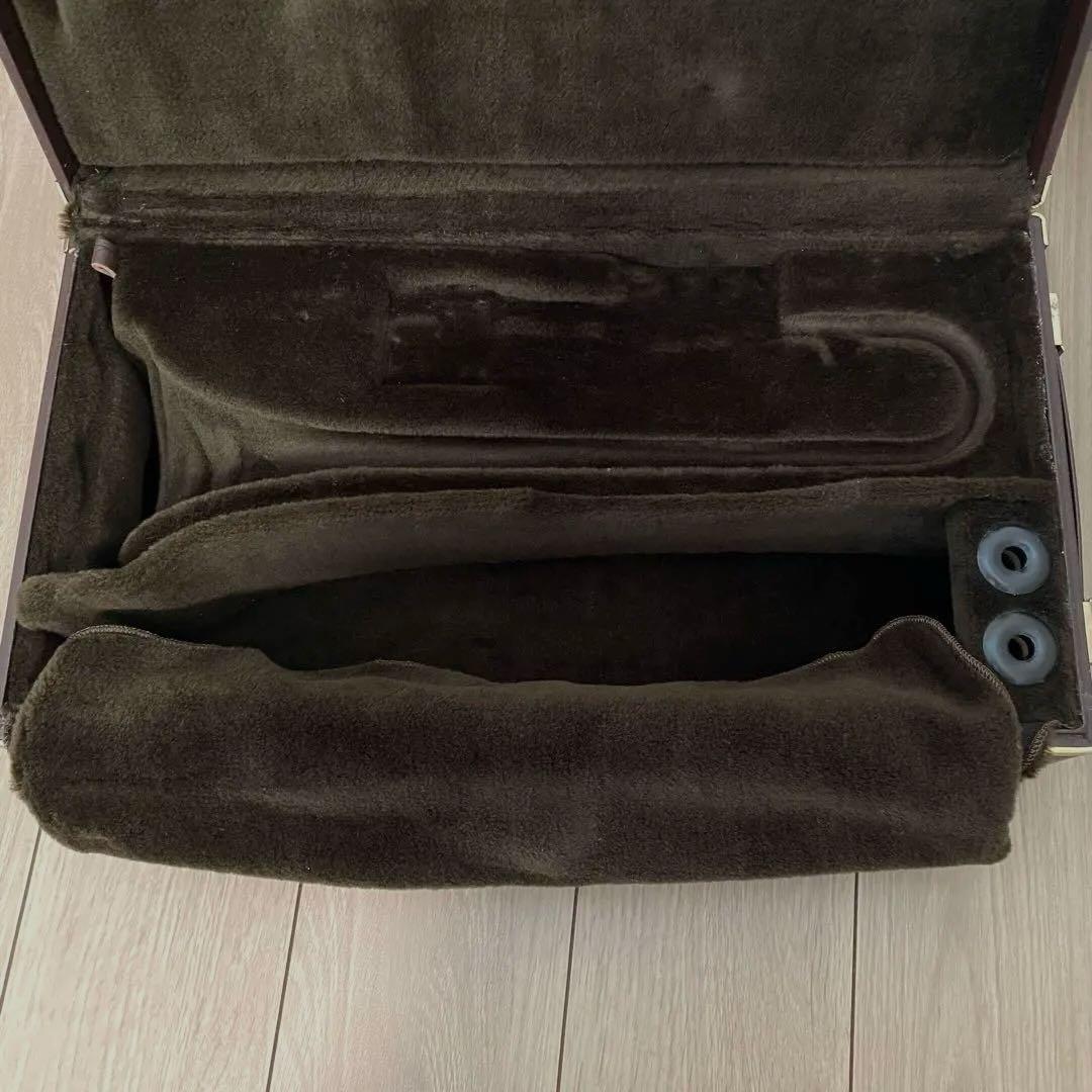 【美品】Bach トランペット ダブルケース 純正 ブラウン