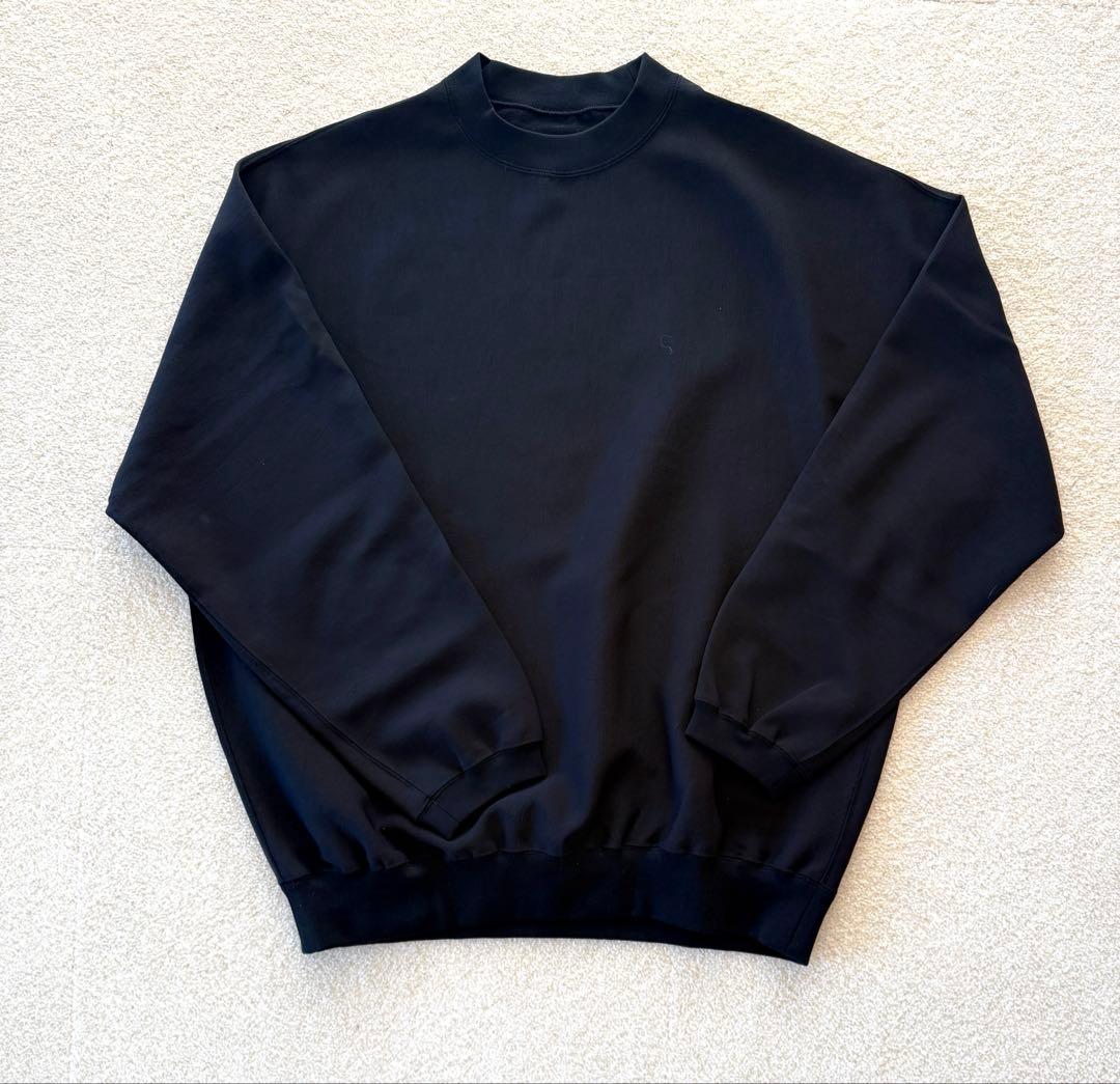 UNITED ARROWS & SONS RIB CREW 黒