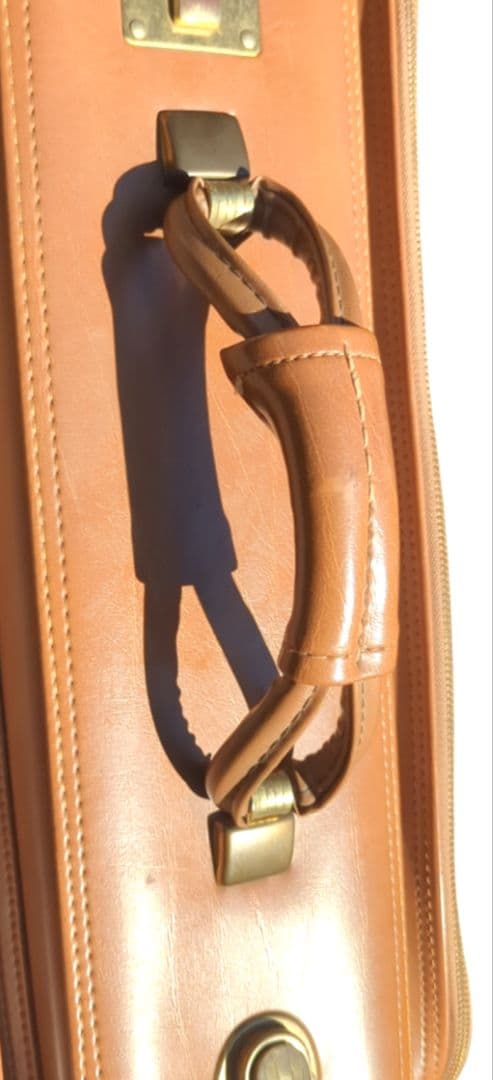 60S USA製 ヴィンテージ 五角形 TALON オールレザー スーツケース