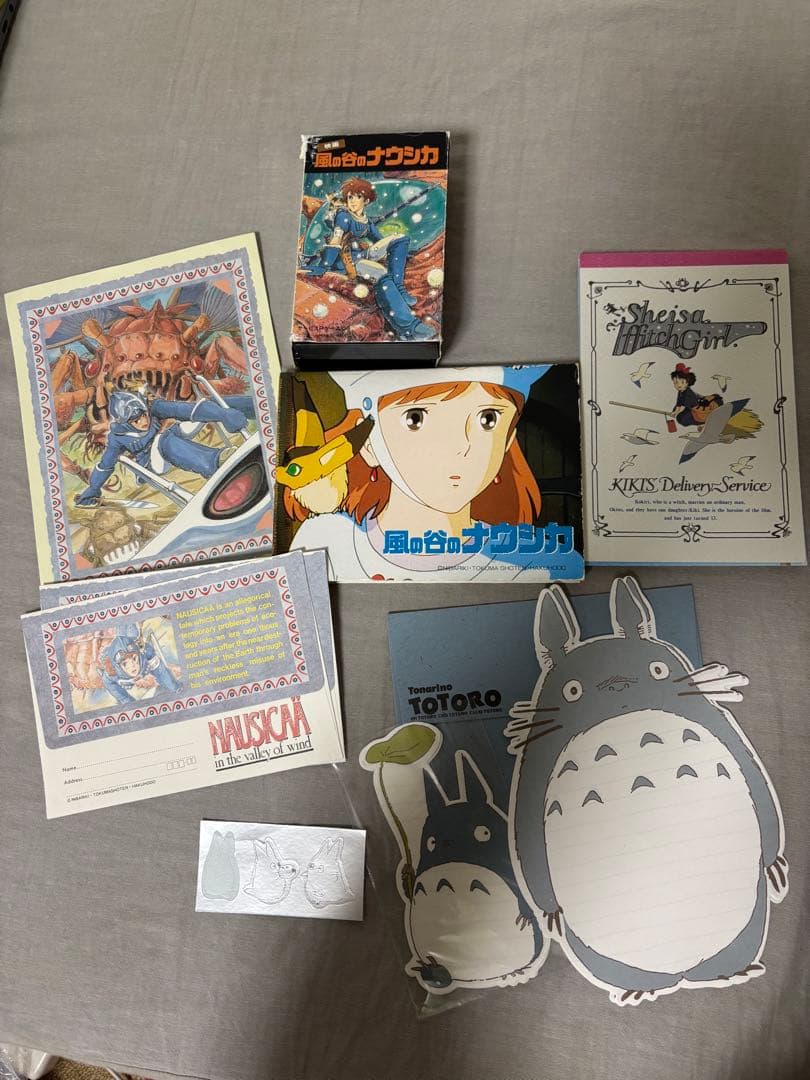 ナウシカ ドラマ版カセットテープ＆ノート＆魔女の宅急便ポストカード ＆便箋セット