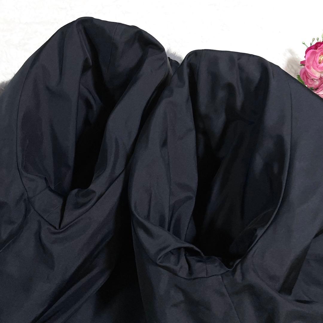 美品◎ロリアリス シルク リバーシブル ファーコート 近年モデル XL相当