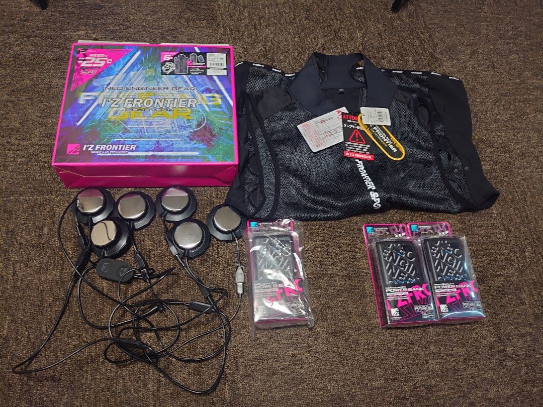 I'Z FRONTIER ペルチェ6コ ＋バッテリー2コ アイズフロンティア