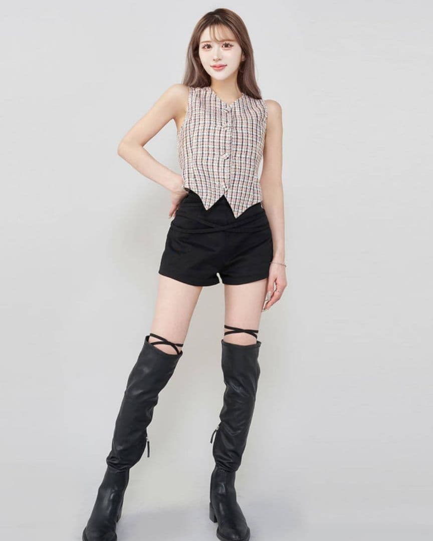 Darich ダブルクロスベルトショートパンツ Mサイズ