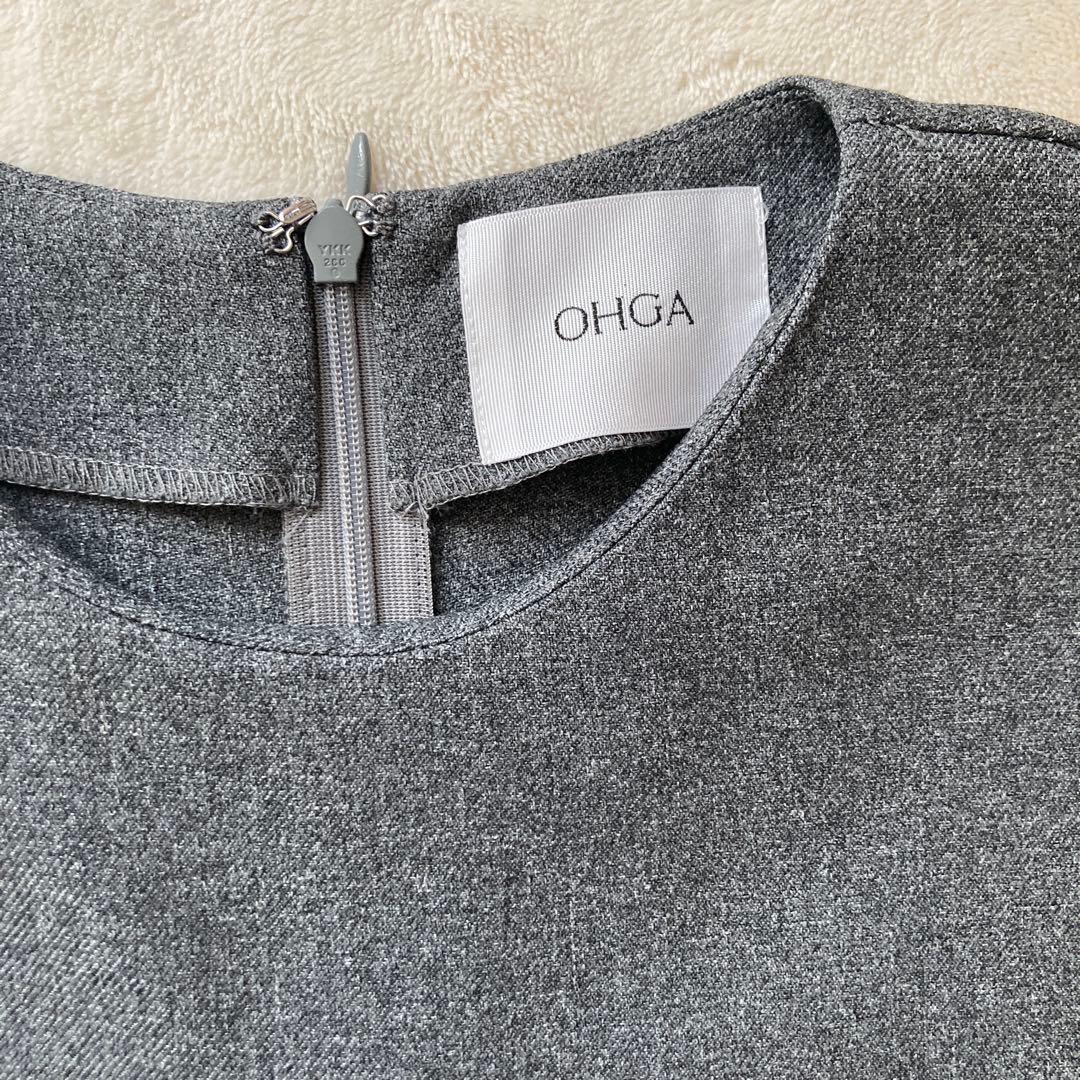 OHGA ぺプラム　ブラウス