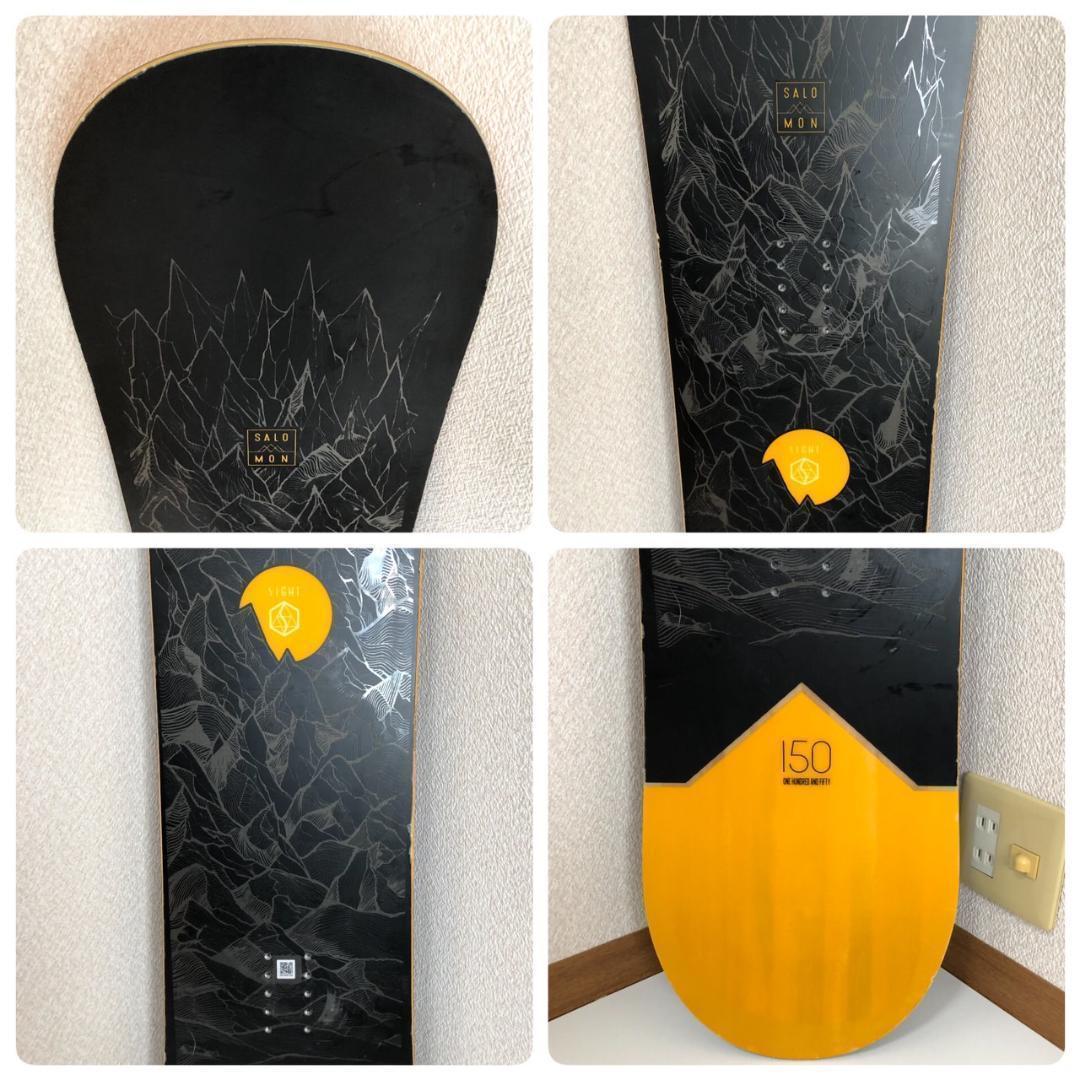 ⑦スノボ2点セット SALOMON SIGHT 150 × バートン Mサイズ