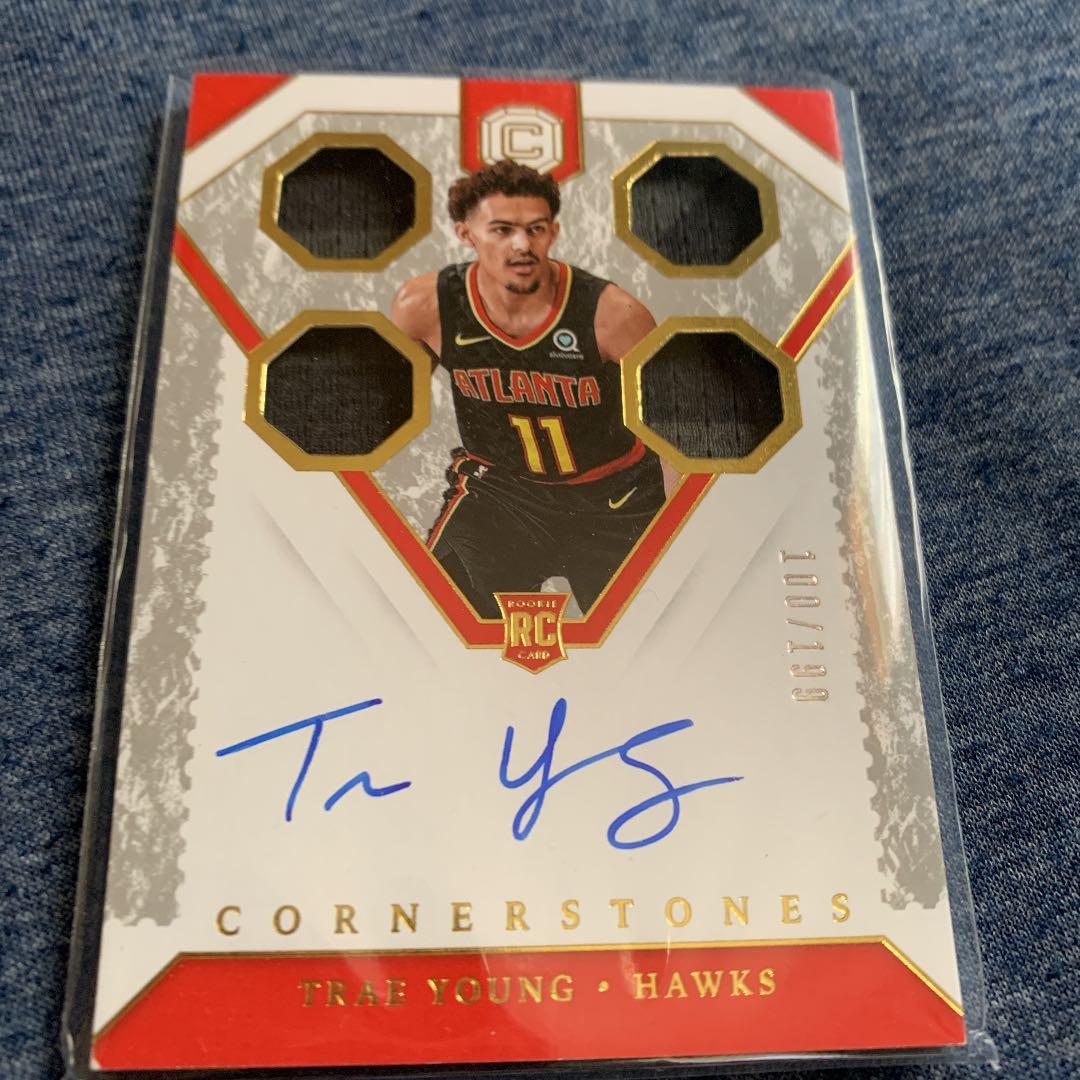 Trae Young RC Auto Cornerstones トレイ・ヤング