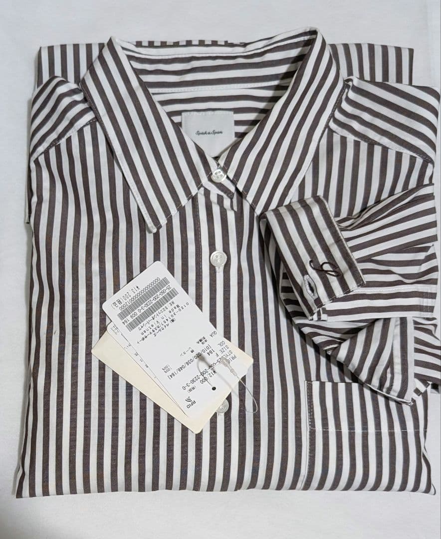 【お値下げしました】Spick and Span　50コットンオーバーシャツ