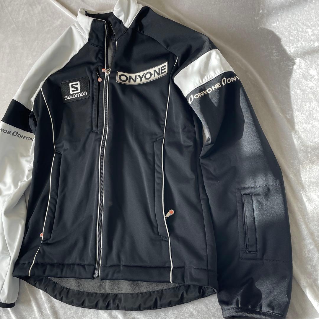 Salomon ON-Y-ONE ジャケット ブラック　ホワイト　ミドラー