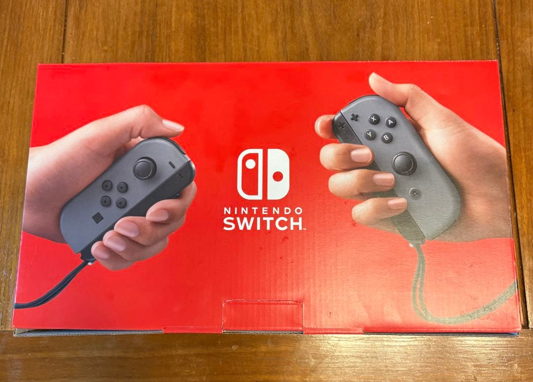 【新品•未使用】即日配送Nintendo Switch 未開封 本体グレー箱あり