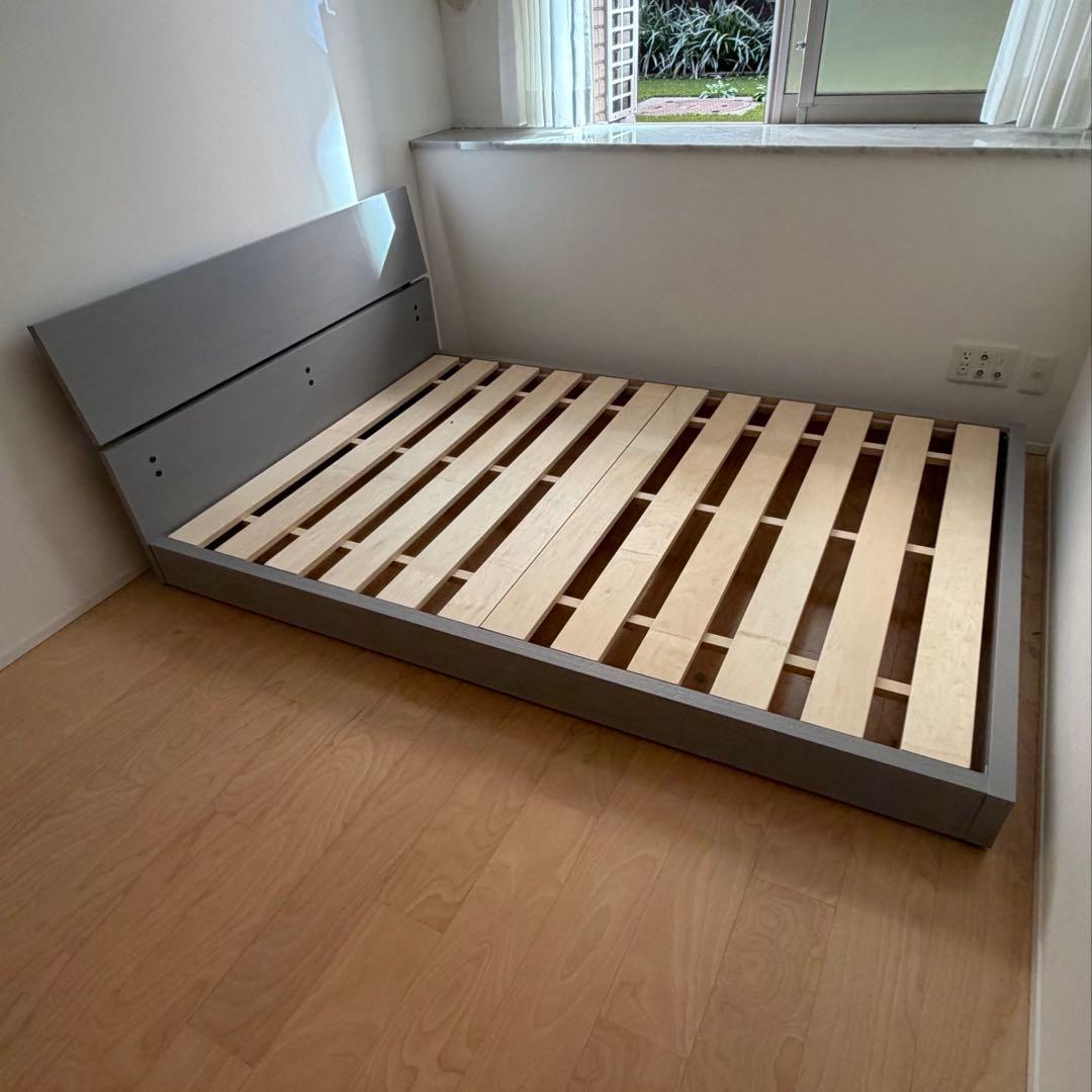 ❗️23日まで掲載予定❗️美品⭐️ACTUSアクタス FBストーンベッドフレームダブル