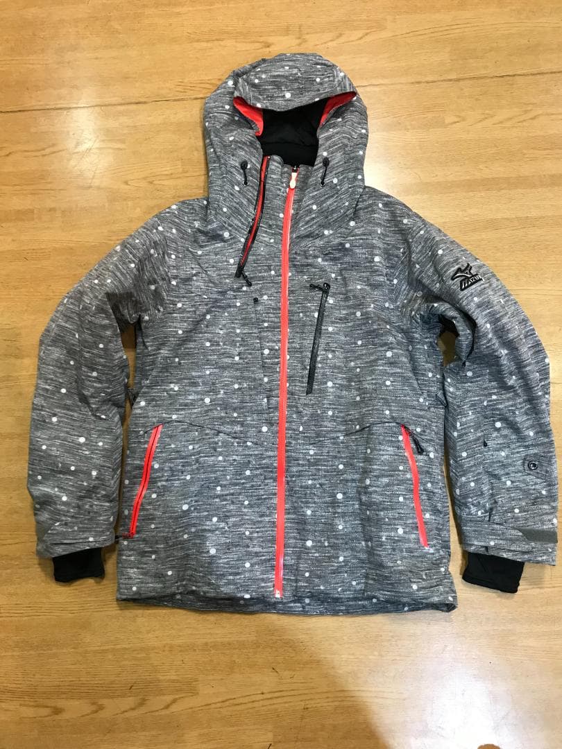 最終価格　MIZUNOストレッチ中綿ブレスサ－モジャケット　グレー　/Ｌサイズ