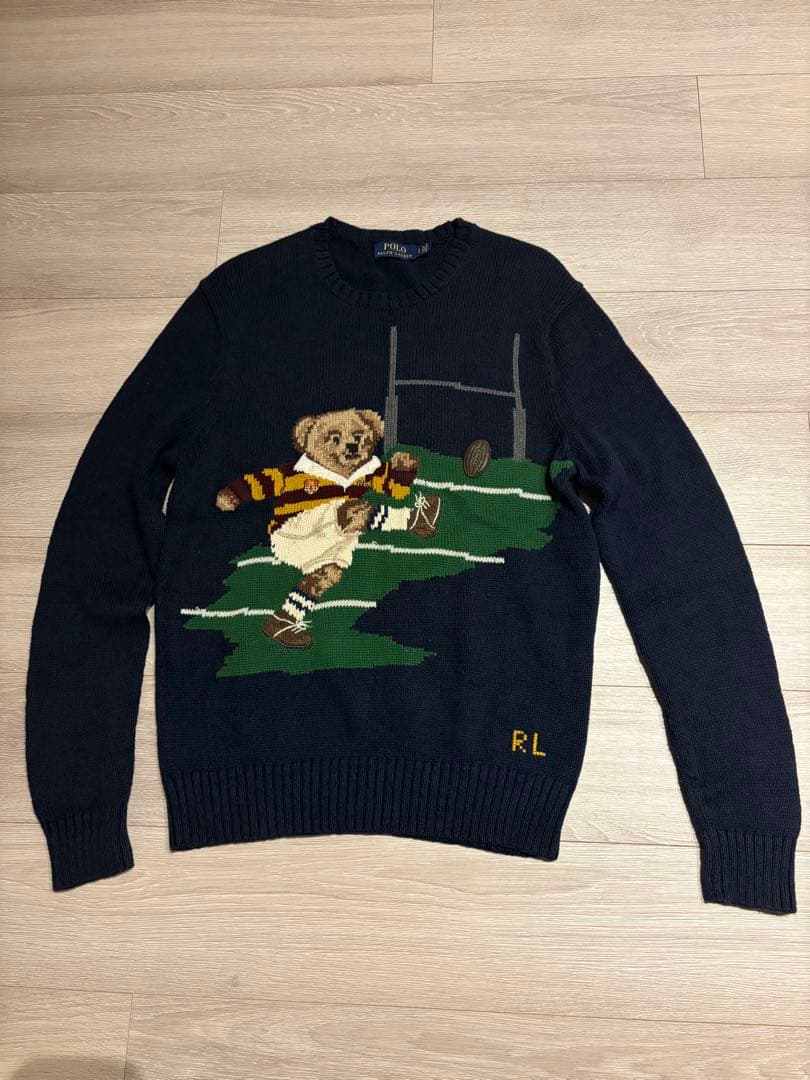 ポロ　ラルフローレン　ラグビーニット
