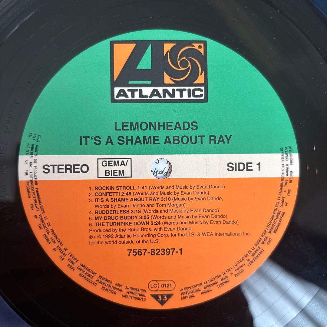 Lemonheads It's a shame about Ray レコード
