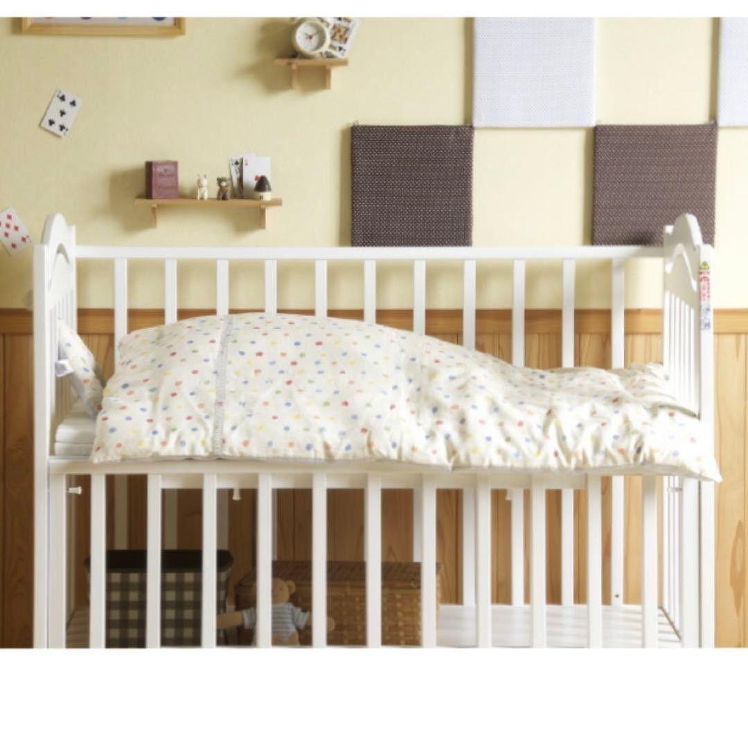 【美品】Alice ベビーベッド ハイタイプ ホワイト 日本製